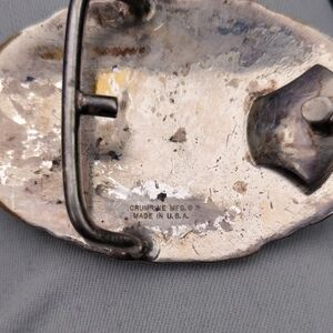 Crumrine Silver Belt Buckle